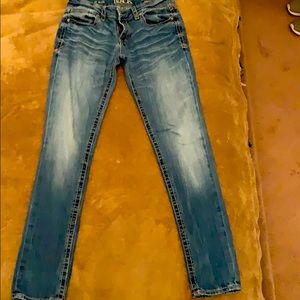 Buckle Black skinny jean